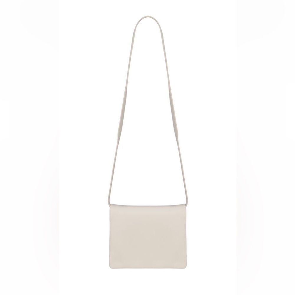 Zara LEATHER CROSSBODY BAG WITH FLAP LIMITED EDITION